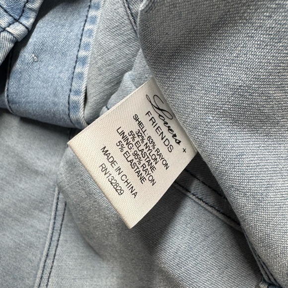 Lovers + Friends Blue Halter Top - Picture 7 of 7